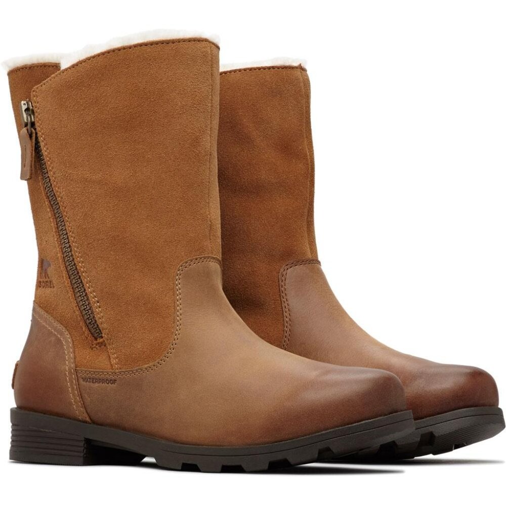 SOREL EMELIE FOLDOVER WINTER SNOW BOOTS WATERPROOF WITH BOX SIZE 7 WOMEN'S